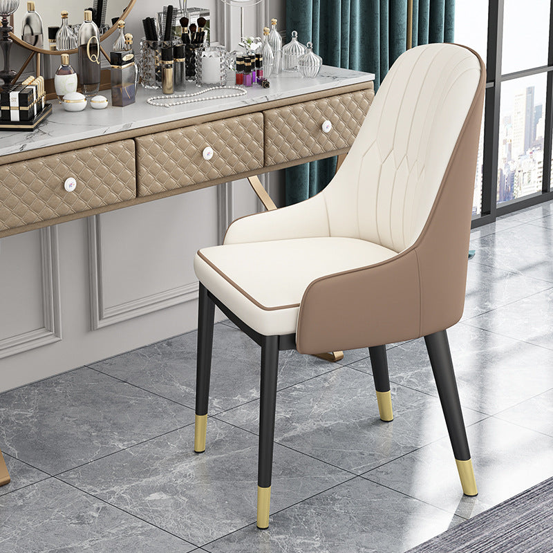 Nordic dining chair - modern minimalist design for home, premium quality, light luxury backrest, casual dining chair, restaurant & cafe seating