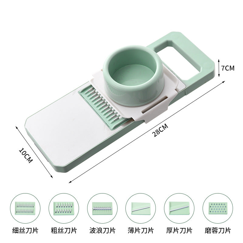 Personalized multifunctional grater stainless steel vegetable cutter for home potato shreds cucumber slicer grater vegetable cutting handy gadget