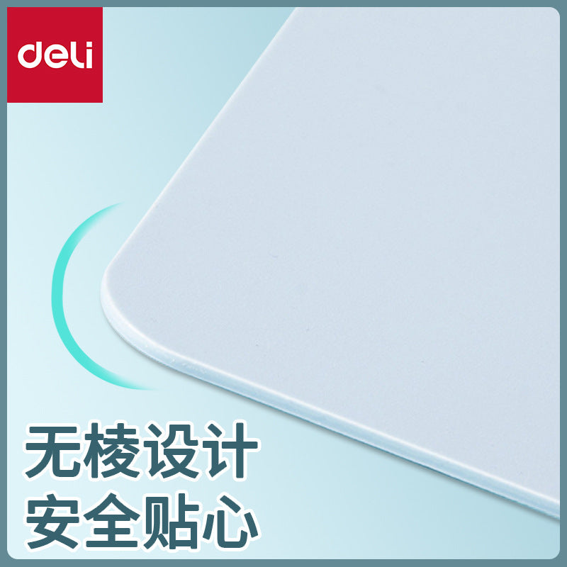 Deli 72641 plastic plate clip A4 writing splint student stationery pad cardboard clip office supplies folder