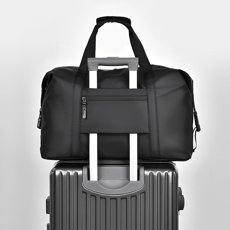 Cross-border men's travel bag casual fashion women's messenger bag large capacity fitness bag high sense lightweight handbag tide