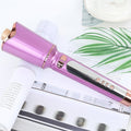 Fully automatic curling wand rotate lazy ceramic curling artifact negative ion digital rotate curling iron hair straightener