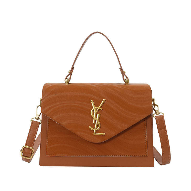 2025 new women's retro small square bag ladies shoulder crossbody commuter messenger bag trendy letter box bag - export quality