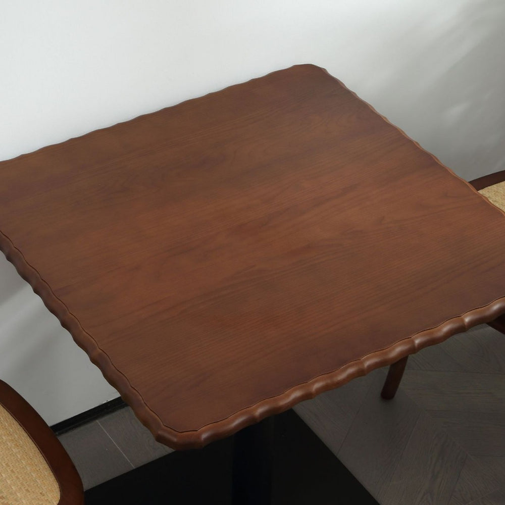 Vintage cafe table and chair set, french dessert bakery chairs, milk tea shop american rattan chairs, commercial table