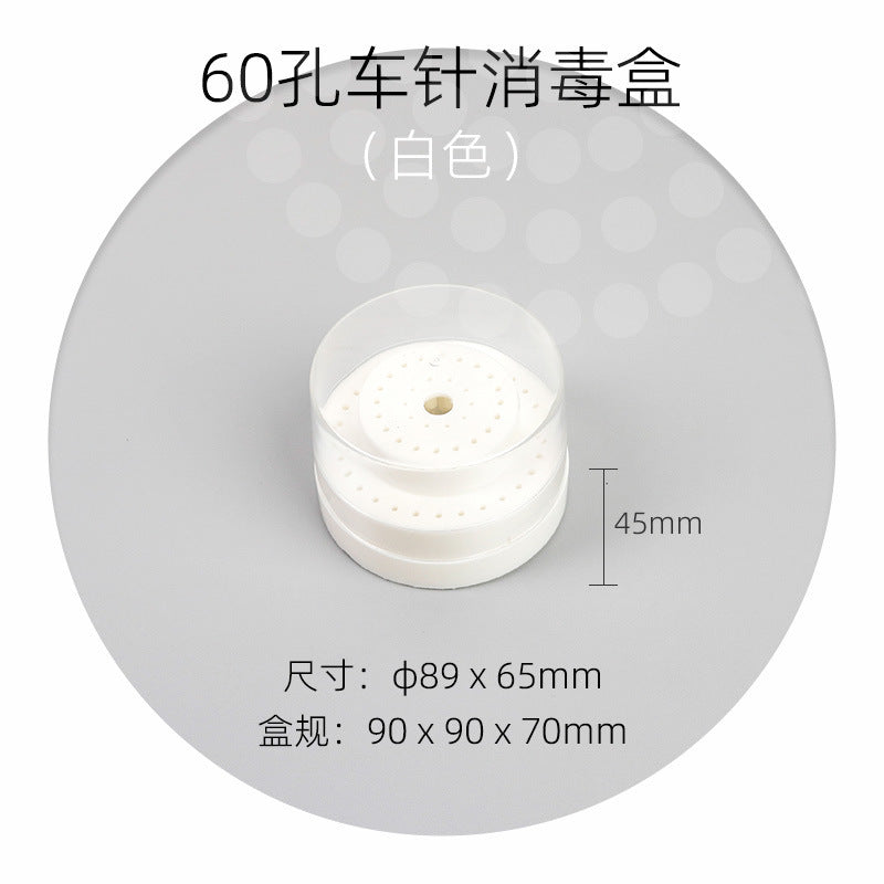 Dental 48-hole low-speed car needle box, sterilization box, needle holder, round car needle box, root canal file placement box, storage box.