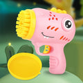 Semi-automatic-36-hole dinosaur bubble machine [without water] pink