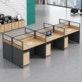 Eight-person seating arrangement with movable cabinets [premium edition]