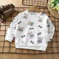 L14 - all-over bear print - white
