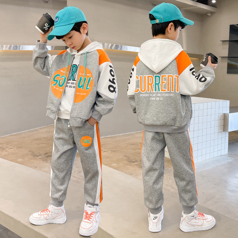 Boys' spring outfit set - new  collection - trendy, stylish, and cool kids' clothing - street style fashionable boy's hoodie