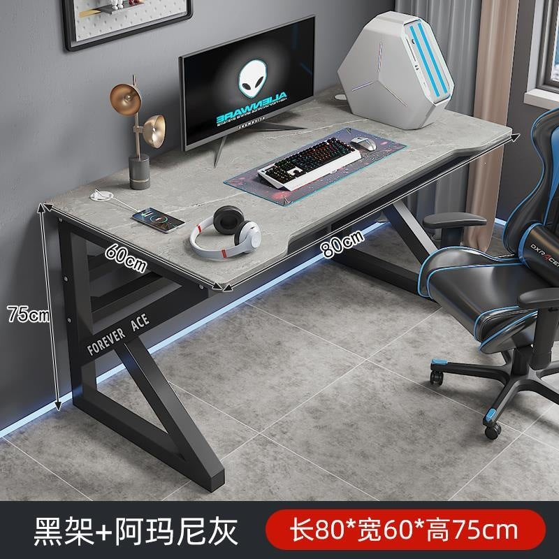 Slate desk accessible luxury modern italian computer desktop table for home simple office desk bedroom workbench study table