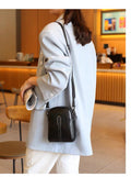 Small bag for women 2024fall and winternew arrival crossbody bag for women shell bag easiest for match genuine leather women's bag shoulder bag women's mobile phone bag