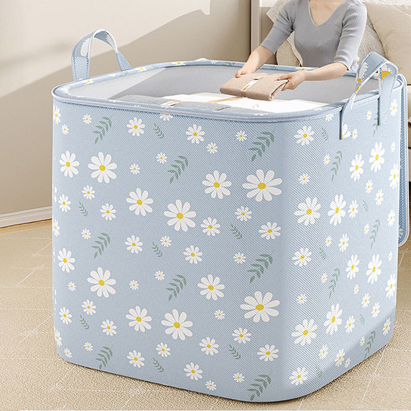 Large-capacity storage bag Household moving packaging bag Packed quilt clothing storage Organizing box Wardrobe portable storage bag