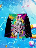 Boys' beach shorts and swim trunks for older kids, perfect for casual summer fun.