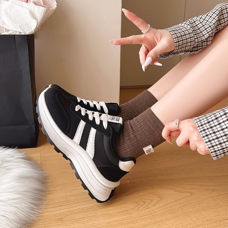 spring/autumn new arrival: plus size women's athletic sneakers for cross-border e-commerce (sizes 36-42)