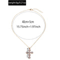 Wholesale vintage cross necklaces - european & american cross-border style, french baroque pearl pendants, unique & high-end choker necklaces