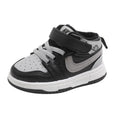 Kids sneakers for boys and girls mid-top shadow gray sneakers winter second cotton shoes for men and women baby shoes soft bottom toddler shoes