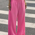 autumn cross-border hot girl style women's high-waisted slimming patchwork loose wide-leg sweatpants