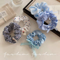 Korean style kids' lace bow hair tie - cute hair scrunchie for girls - high elasticity hair band - hair accessories