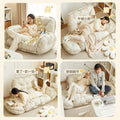 Lazy sofa balcony small apartment tatami folding human bedroom dog house double sofa bed popularcasual