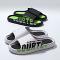 Men's summer slippers - trendy thick-soled indoor/outdoor slides - comfortable & stylish