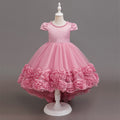 Girl dress princess dress mesh tutu skirt trailing skirt flower girl piano performance dressgirl dressin stock