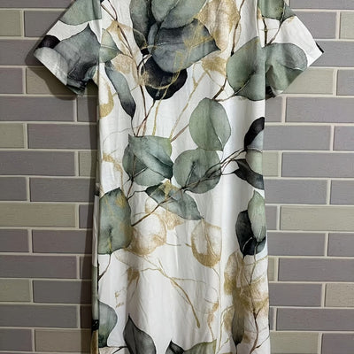 wholesale women's short-sleeved dresses, fashionable women's dresses for spring, summer, and autumn, new cross-border printed designs