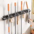 Suction cup mop wall hanging clip bathroom punch-free mop clip hanging broom mop hook fixed rack storage handy gadget