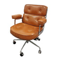 Brown silver leg oil wax leather