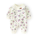 Babibele baby rompers - seamless bodysuits, autumn/winter pure cotton newborn monk suits, crawling suits, spring/autumn clothes