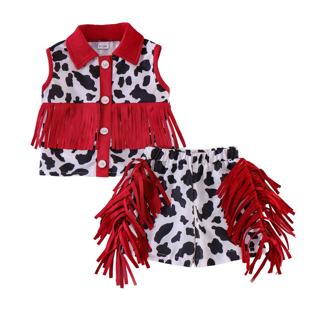 Kids clothing  cross-border new arrivalfashion spring & fallgirl sleeveless shirt + shortstwo-piece set