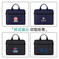 Conference briefcase document bag business handbag printed oxford cloth crossbody shoulder office document bag