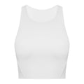 Trendy bestseller: round neck yoga tank top with built-in bra pads - barely-there feel, high-stretch, compression sports bra for women - dt169