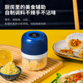 Personalized electric garlic mincer wireless mini garlic pounder kitchen garlic mixer food supplement meat grinder for home garlic peeler