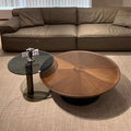 Italian normcore round flying saucer coffee table modern casual small table living room for home coffee table accessible luxuryclassy coffee table