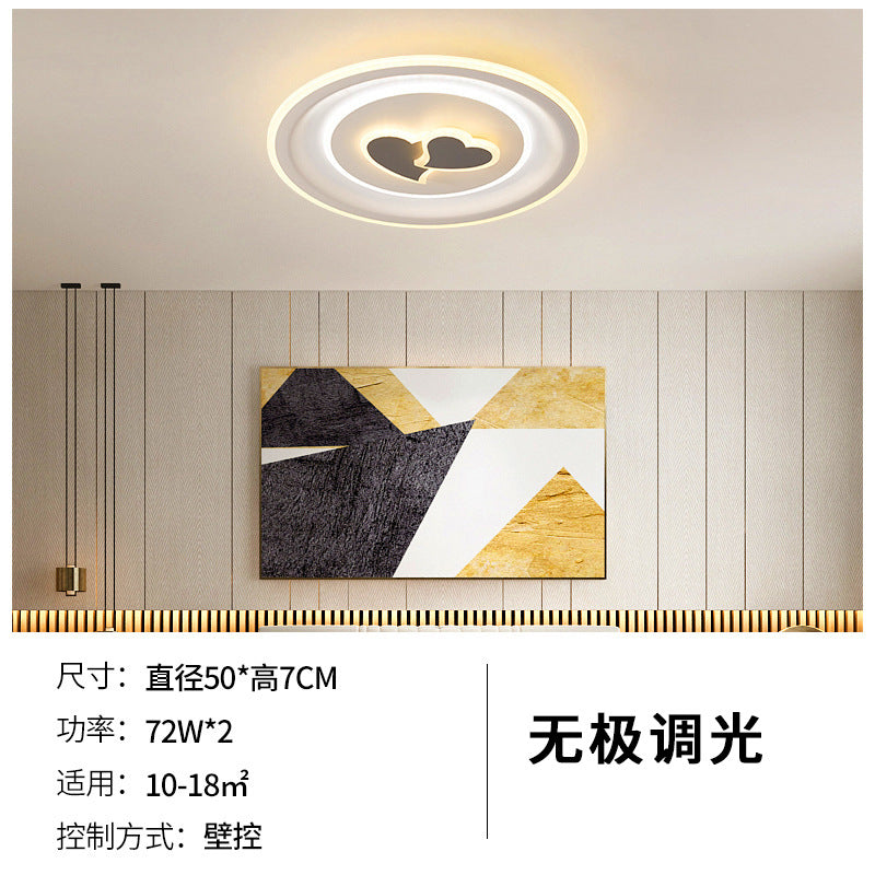 LED ceiling light modern simple living room lighting 2025 new atmospheric rectangular bedroom light package ultra-thin