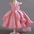 New arrivalin stock wholesale kids dress tail classy princess dress catwalk performance dress female baby dress