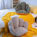 Futon cushion kids heightening butt cushion petals lazy cushion floor stool tatami cushion ginger yellow