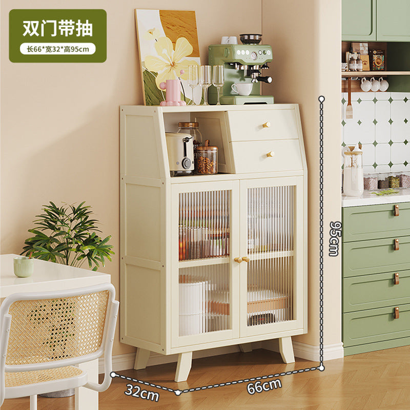 Medieval style solid wood sideboard living room storage cabinet new arrival tea cabinet wall-mounted small side cabinet storage cabinet