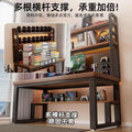 Computer desk for home student bedroom simple desk bookshelf all-in-one writing desk high-looking perforated board study table