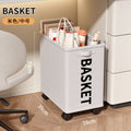Work table storage rack Household fitness equipment Sports pulley storage artifact Badminton yoga mat storage basket