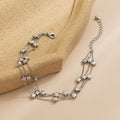 European and american cross-border minimalist star glitter versatile anklet foot jewelry - creative & unique stackable metal star anklet