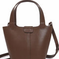 Bag 2024fall and winternew arrival bucket bag vegetable basket women's bag genuine leather satchel bag classysenseniche style crossbody bag