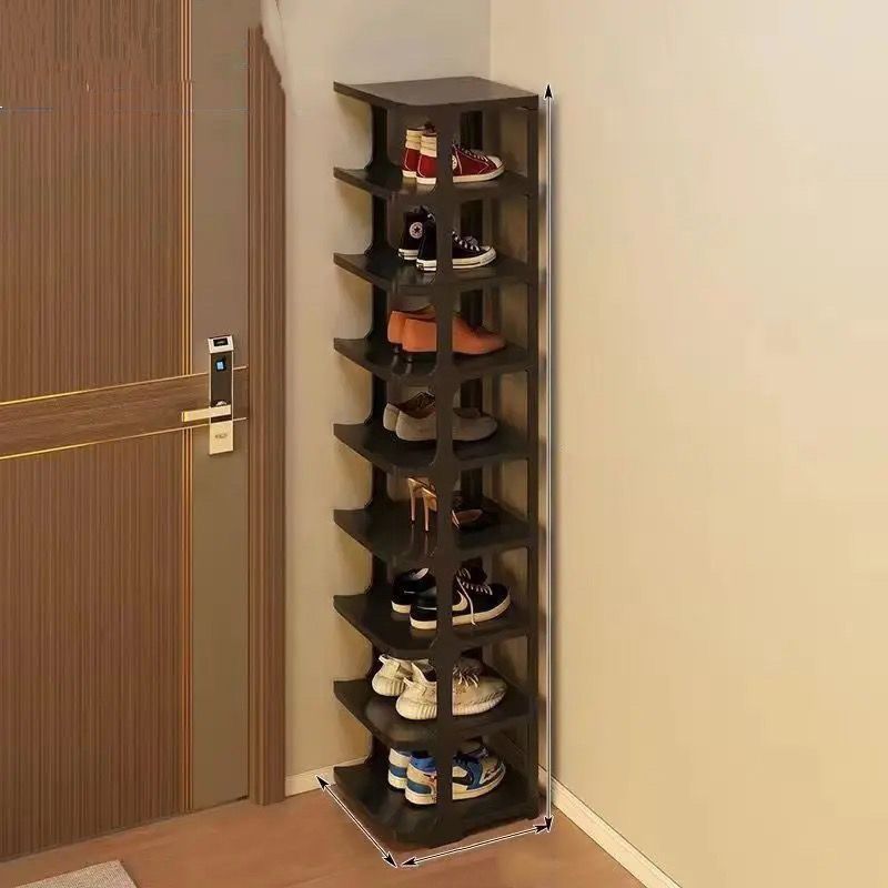 Shoe rack simple door dormitory rental house living room multi-layer for home economical shoe rack vertical storage handy gadget