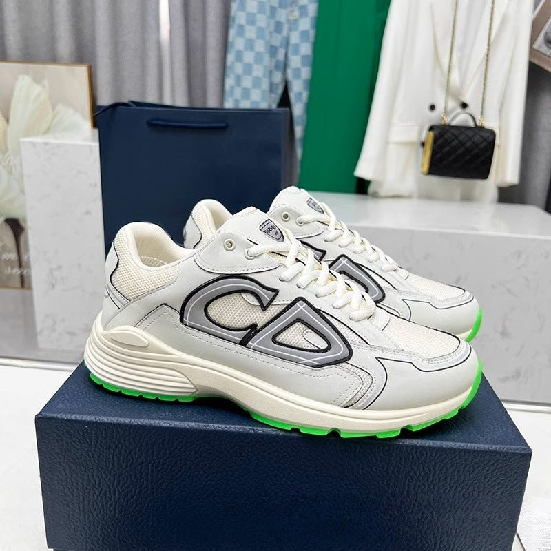 us station men's printed breathable sports shoes trendybest sellingd family heightening outdoor casual comfortable running shoes