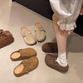 Baotou slippers for women outwear2025 spring and summer new arrivaleasiest for match slip-on shoes thick sole birkenstock shoes half slippers for women