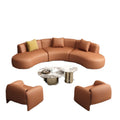 Hotel lobby hall semi-circular arc-shaped reception coffee table sofa sales office reception area new chinoiserie commercial place