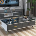 Tv cabinet coffee table modern casual coffee table for home living room small apartment rental house coffee table with drawer tv cabinet