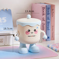 New arrivalcute desktop trash can mini small sundries storage tube student dormitory office covered trash basket