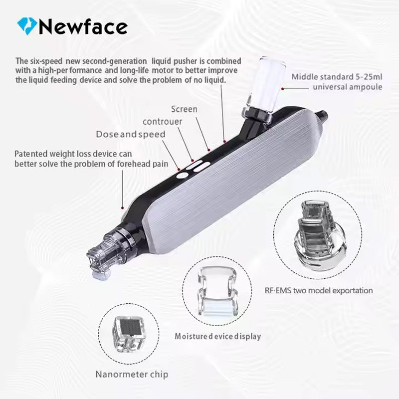 2025 Portable Needleless: Electroporation Meso Device