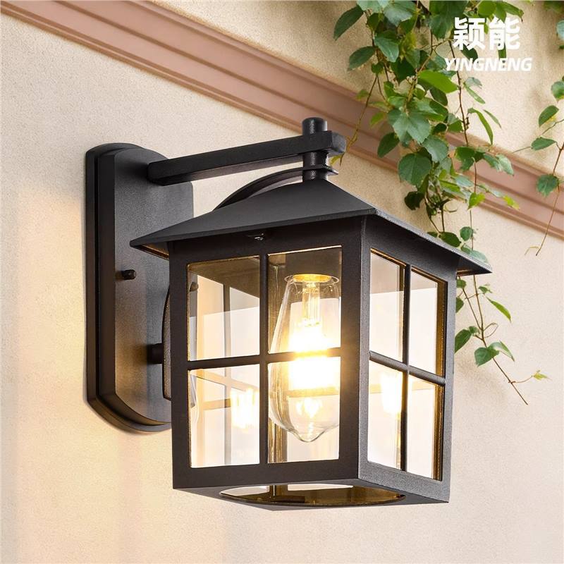 Modern minimalist outdoor waterproof wall light for villa gate, courtyard, exterior wall, terrace, and balcony