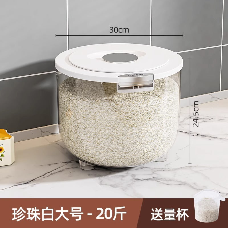 Rice bucket household insect-proof moisture-proof sealed bucket rice bucket rice flour storage tank container large capacity rice bucket box